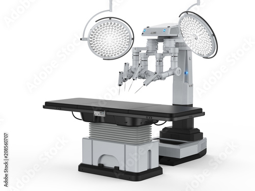 surgery room with robotic surgery photo