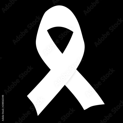 White morning ribbon