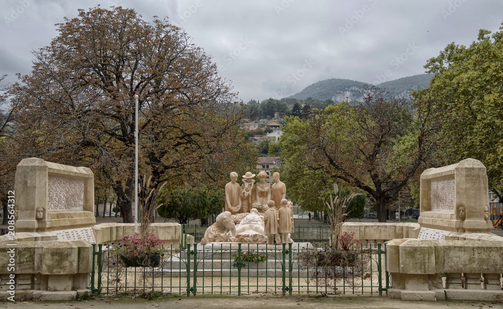 Monument aux Morts de Lodève, Hérault, France