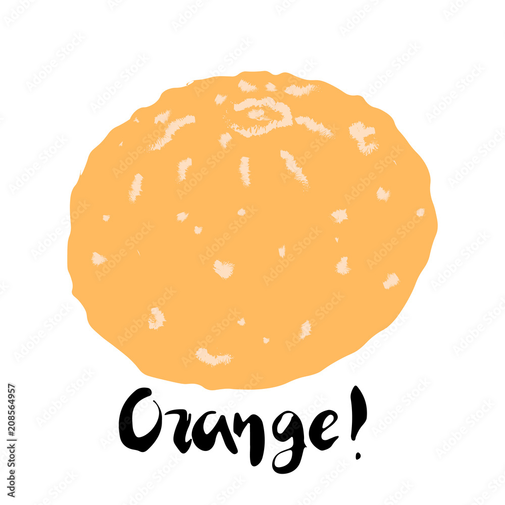 Orange logo vector illustration