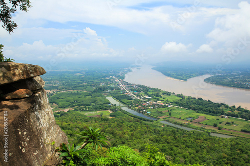 Mekong River view from Wat ...