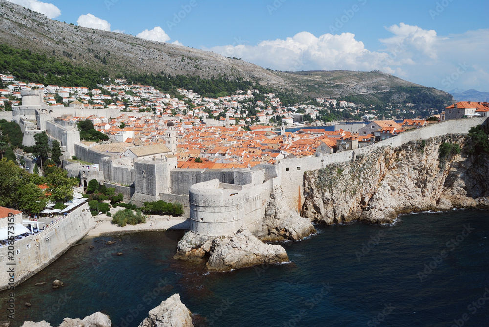 Fortress of Dubrovnik city