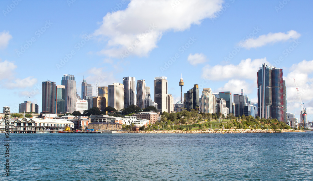 Fototapeta premium Australien, Sydney, Darling Harbour, Skyline