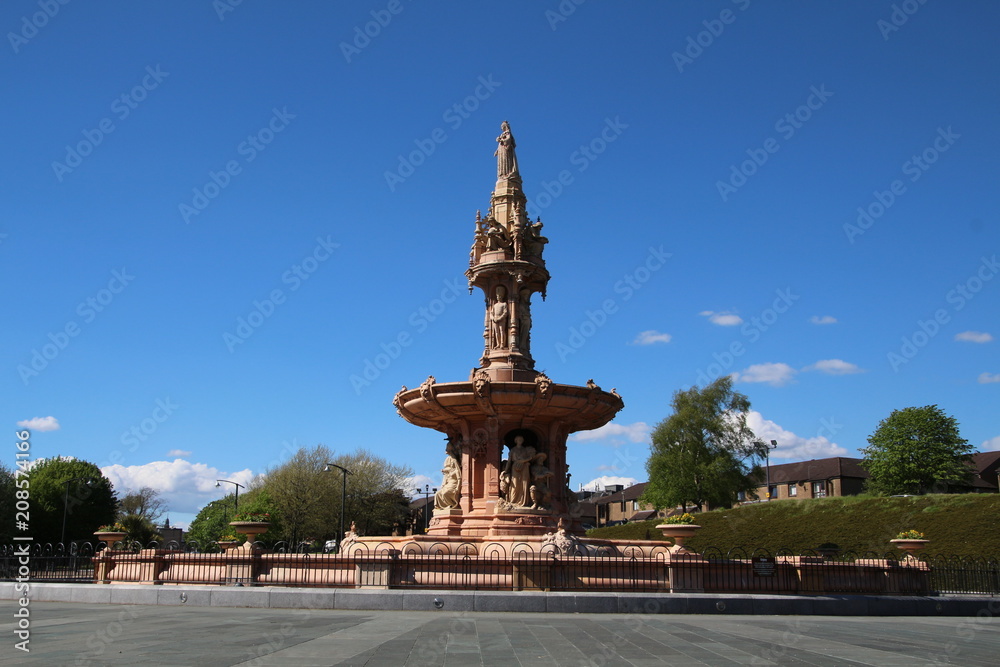 Doulton Fountain-Glasgow-Schottland Doulton Fountain-Glasgow-Schottland