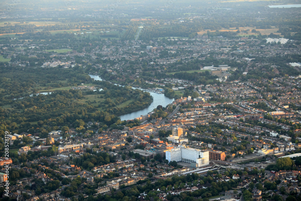 Arial View  Of London