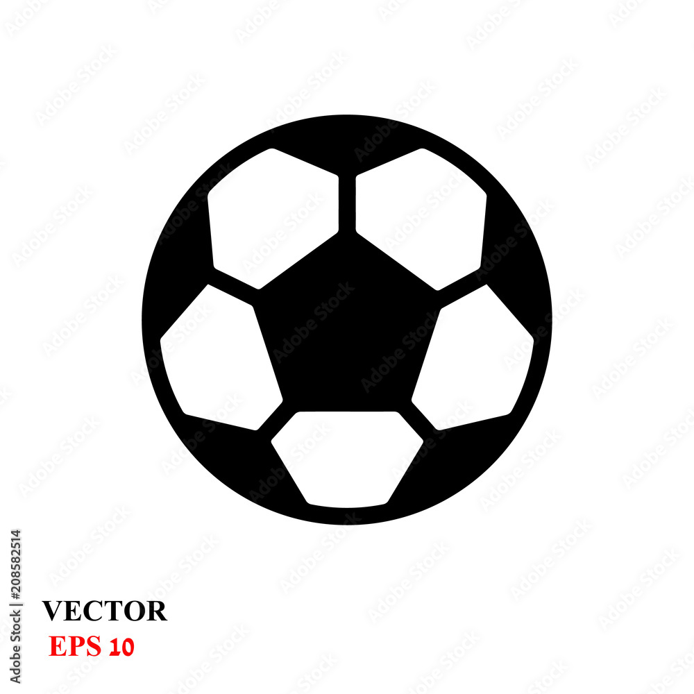 soccer ball icon. vector illustration soccer ball icon. vector illustration