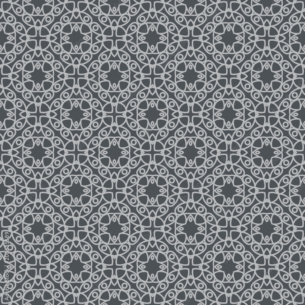 Ornamental seamless pattern. Ornamental seamless pattern.