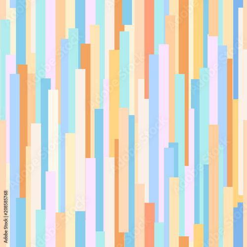 Abstract vertical color stripes vector seamless pattern