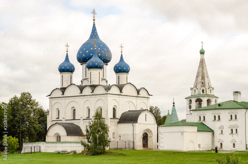 Picturesque view of the Suzdal Kremlin, Russia. Golden Ring Of Russia