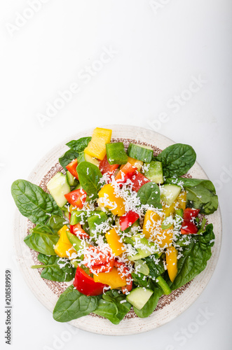 Mixed salad, vegetable salad