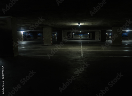 Indoor parking garage