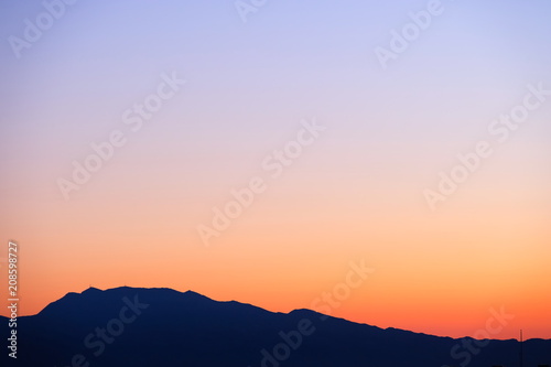 Amazing sunrise in Nevada