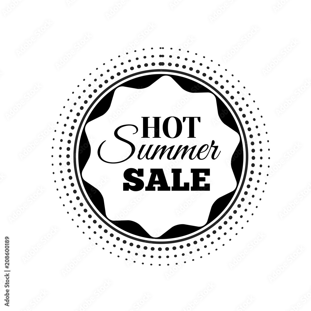 Hot sale vector label sticker banner symbol template design