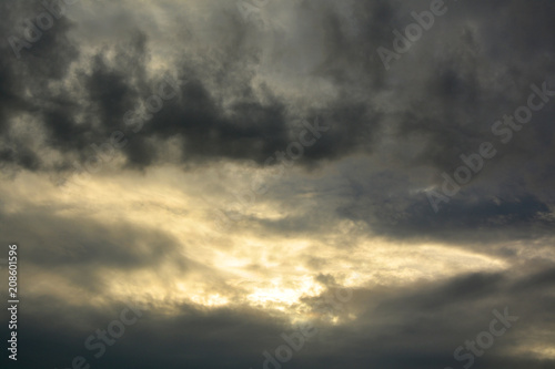 evening evening sky at sunset