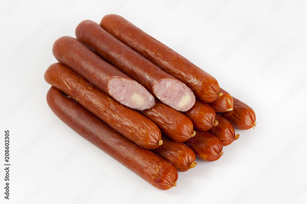 Sausages smoked. Served with black or white bread. Sausages smoked. Served with black or white bread.