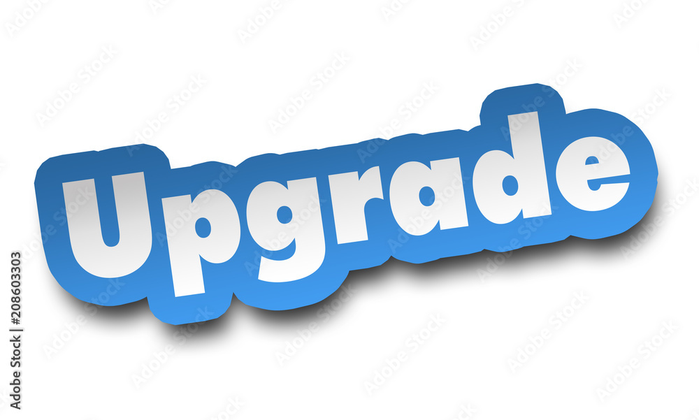 upgrade concept 3d illustration isolated upgrade concept 3d illustration isolated