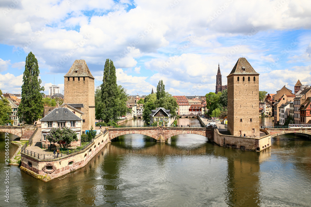 ponts couvert and little france in strasbourg