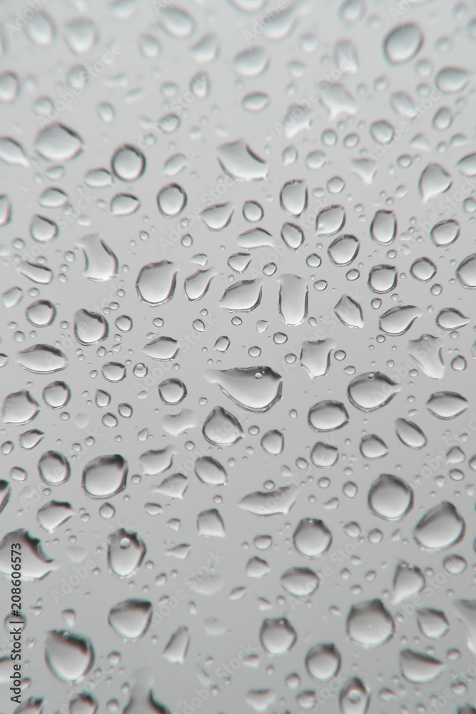 Drops of rain on the window Drops of rain on the window