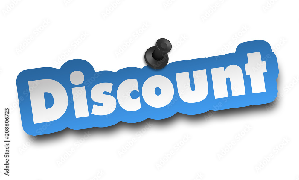 discount concept 3d illustration isolated discount concept 3d illustration isolated