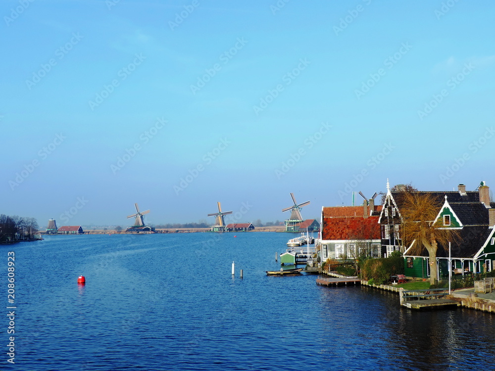 Zaanse schans village and windmills - Amsterdam