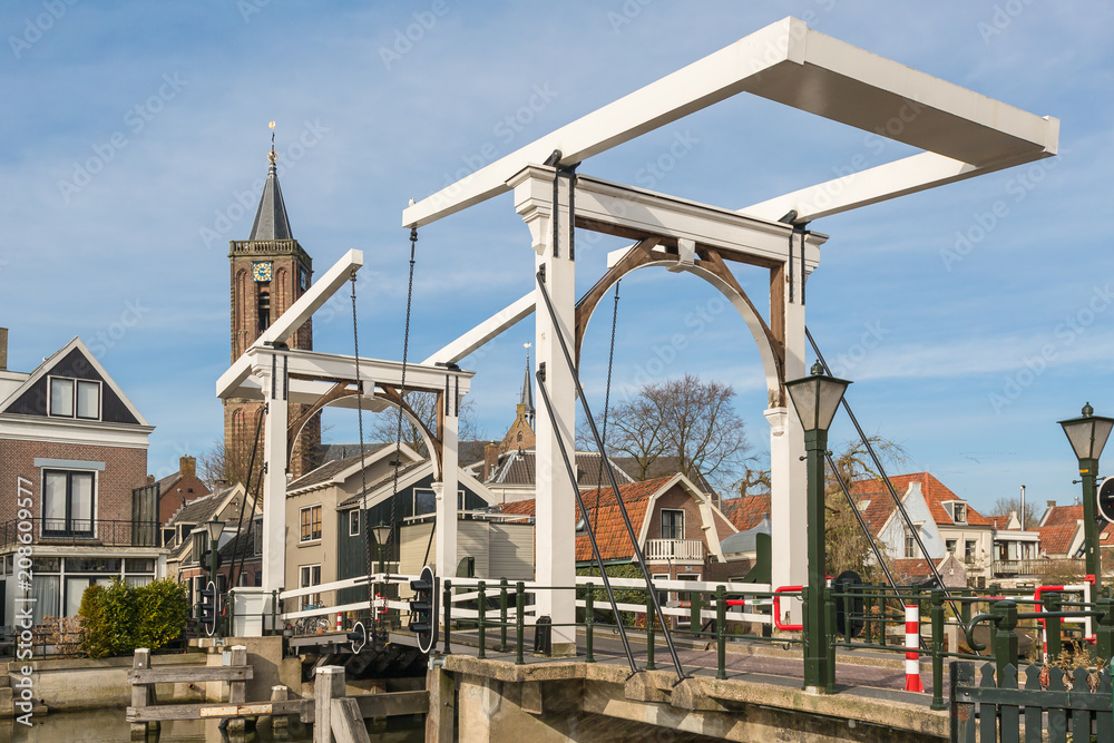 Dutch Drawbridge and Church
