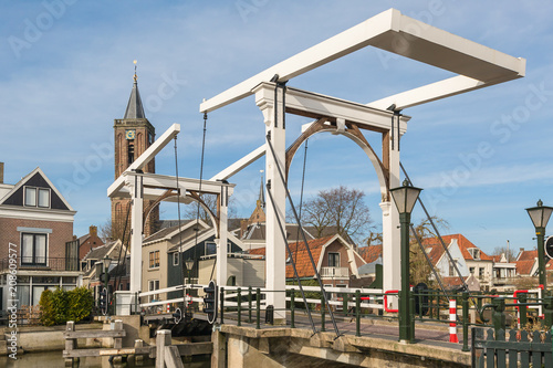 Dutch Drawbridge and Church