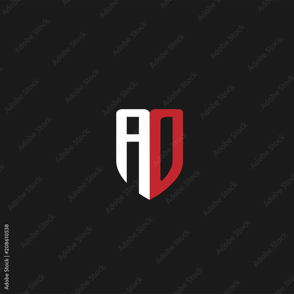 Initial Letter AD Logo Template Design Initial Letter AD Logo Template Design