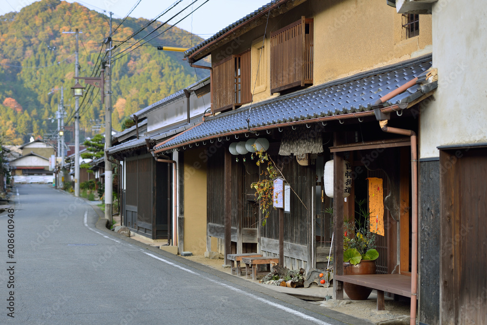 因幡街道の町並み