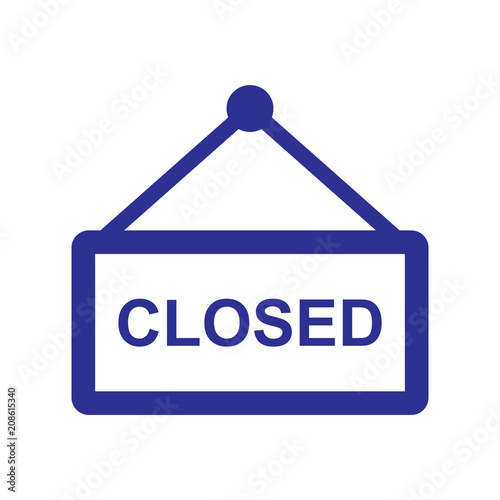closed sign 