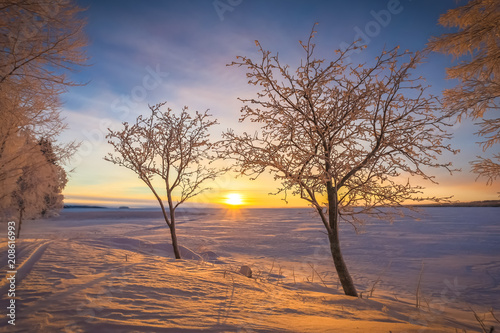 Winter landscape from Sotkamo, Finland. © ville