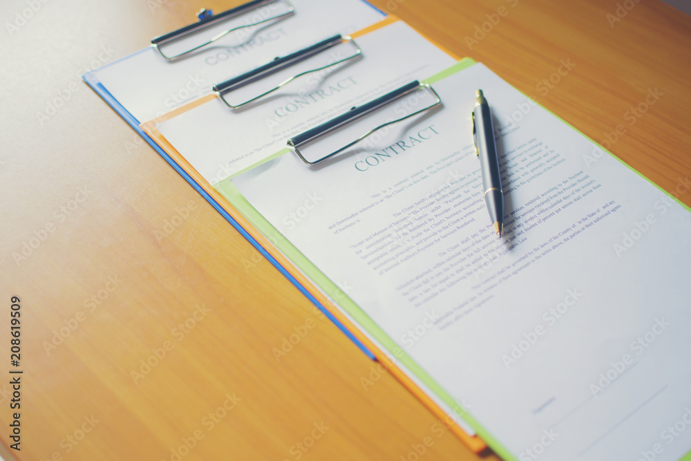 Contract for the sale of a New Home (lorem ipsum - fake text)