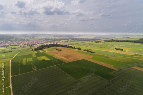 Luftbild Merklingen in Baden Württemberg photo