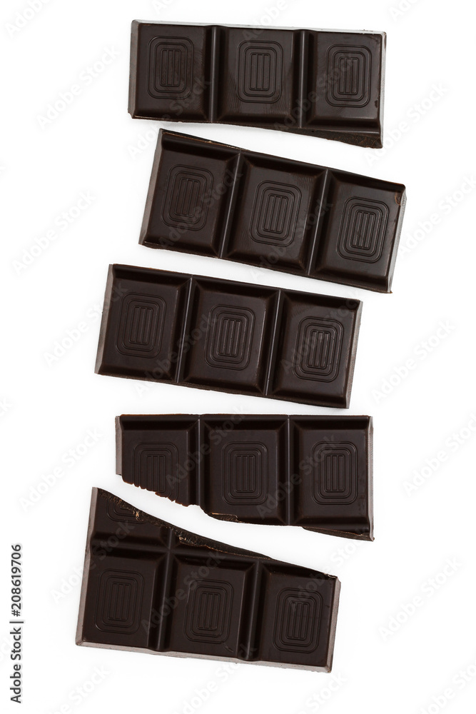 Schokoladenbruchstücke Schokoladenbruchstücke