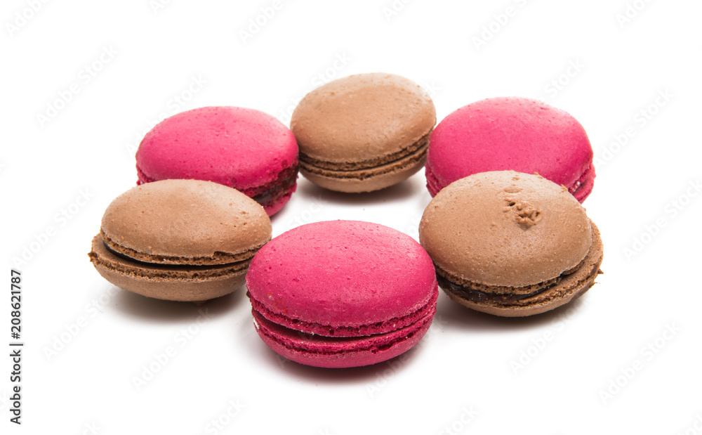 Fototapeta premium macaroons isolated