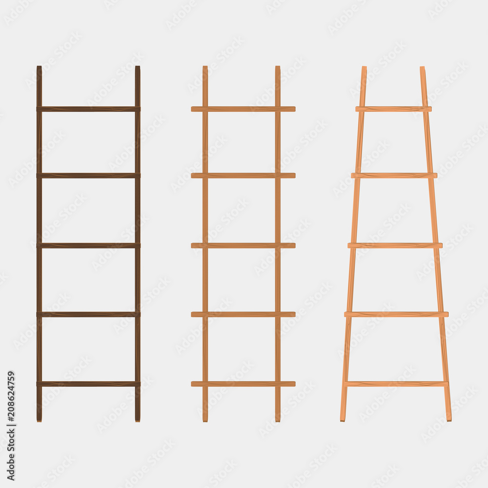 Wooden ladder set Wooden ladder set