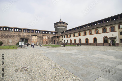 Fototapeta Naklejka Na Ścianę i Meble -  Sforza Castle