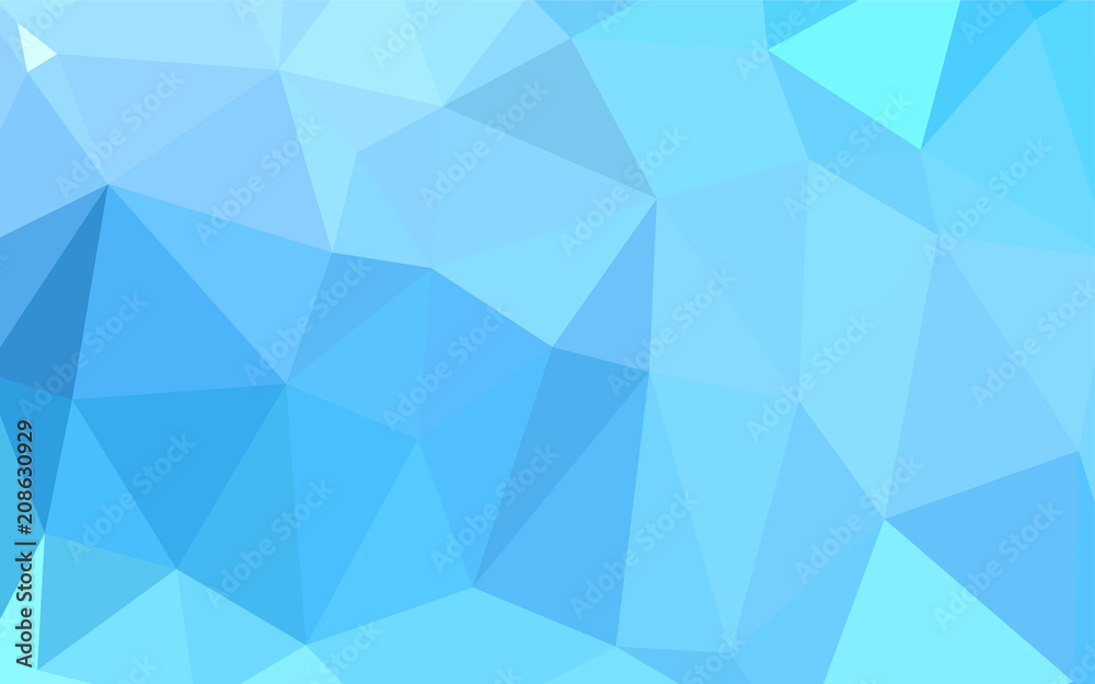 Light BLUE vector abstract mosaic backdrop. Light BLUE vector abstract mosaic backdrop.