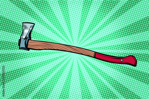 Ax woodcutter working tool