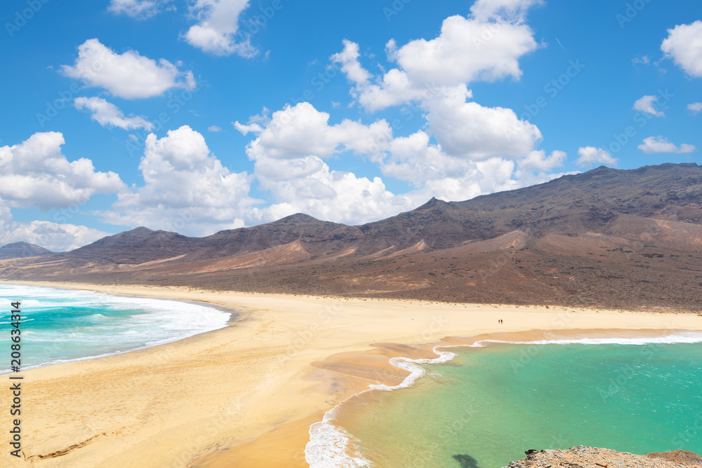  view of Barlovento beach in Fuerteventura, Canary Islands, Spain