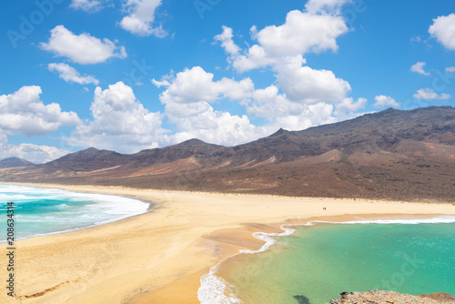  view of Barlovento beach in Fuerteventura, Canary Islands, Spain photo