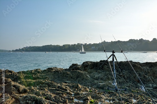 Pêche à la Daurade dans un estuaire de Bretagne