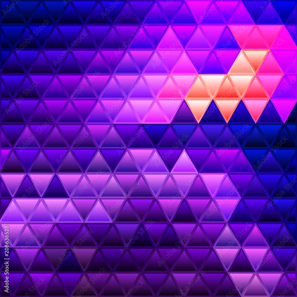 abstract vector stained-glass triangle mosaic background abstract vector stained-glass triangle mosaic background