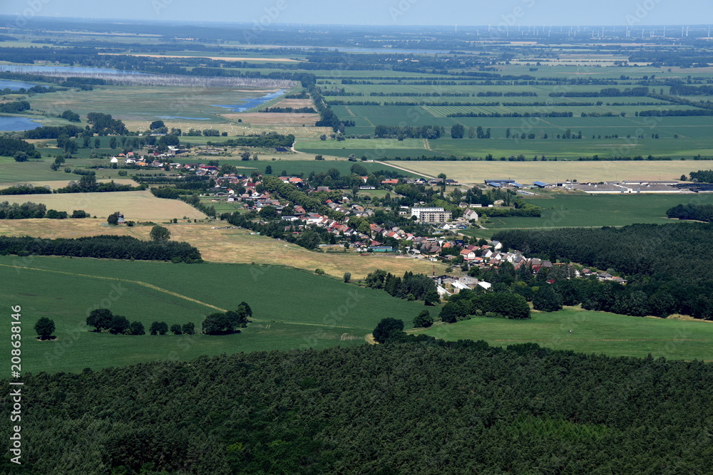 Fototapeta premium Heinrichswalde am Galenbecker See
