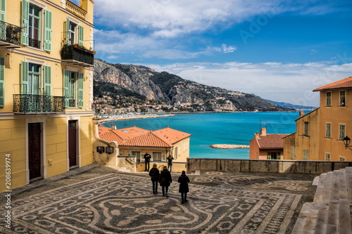 Obraz na płótnie Menton, Altstadt w salonie