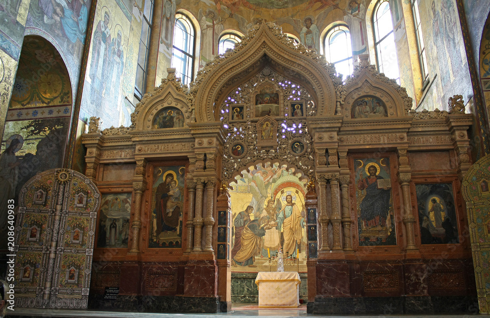 Iglesia El Salvador sobre la Sangre Derramada en San Petersburgo, Rusia