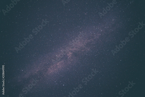 Starry night sky, Milky way galaxy with stars and space dust in the universe
