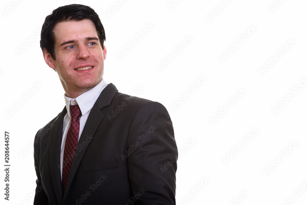Studio Portrait Of Caucasian Businessman Studio Portrait Of Caucasian Businessman