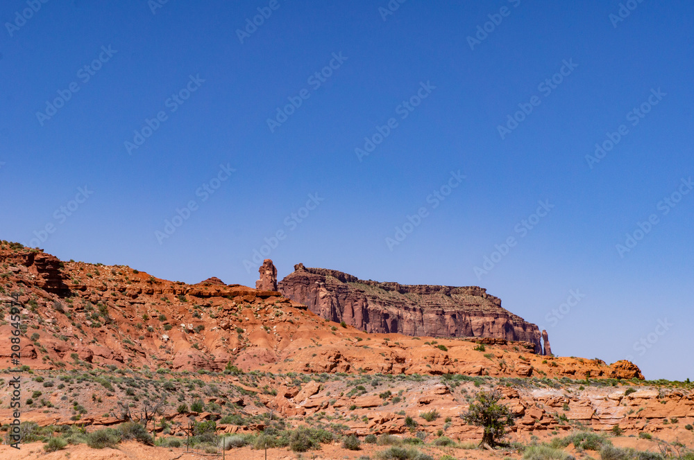 モニュメント・バレーの風景