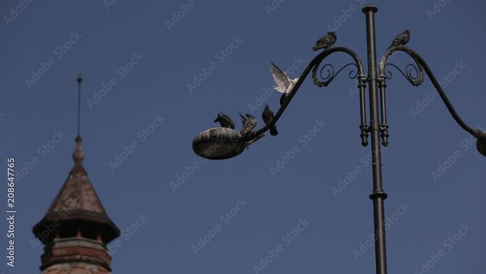 City street eastern european country Ancient places to visit Architerture of Europe Street light building background City street eastern european country Ancient places to visit Architerture of Europe Street light building background