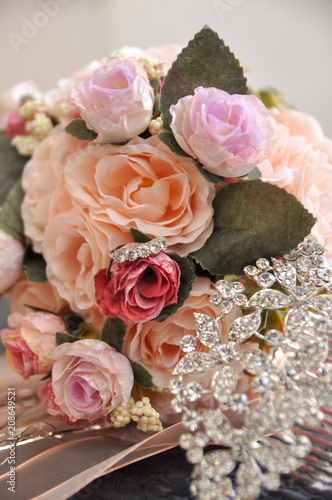 ring in bridal flower